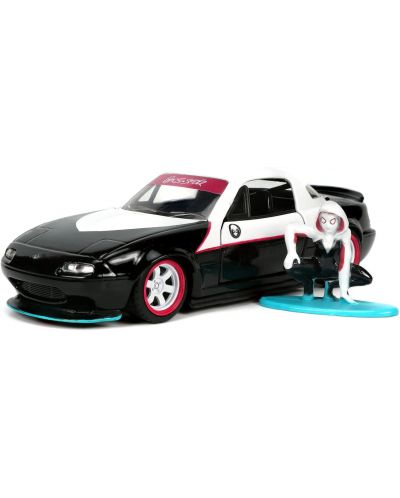 Set joc Jada Toys - Ghost Spider  1990 Mazda Miata, 1:32 - 2