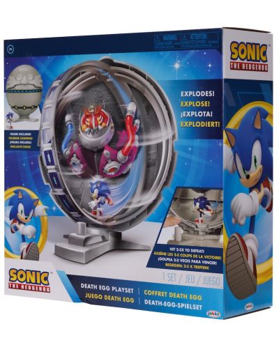 Set joc Jakks Pacific Sonic - Death Egg cu figură Sonic - 6