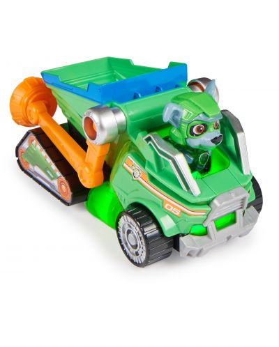 Spin Master Paw Patrol: The Mighty Movie - Rocky cu vehicul - 6