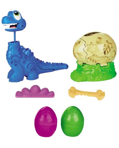 Set de joaca Hasbro Play-Doh - Bebe brontozaur cu gat crescator - 1