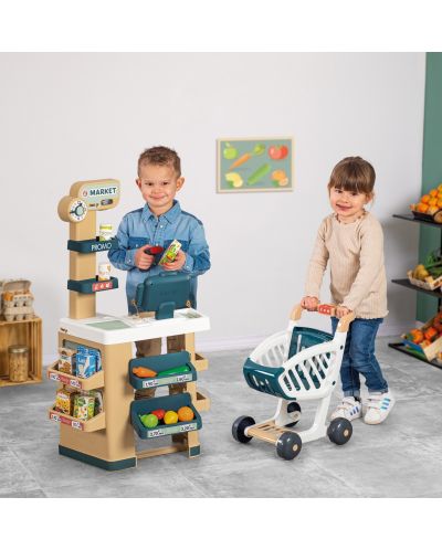 Smoby Set de jucării - Supermarket cu coș de cumpărături - 2