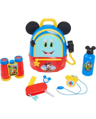 Set de joacă Just Play Disney Junior - Rucsac Mickey Mouse cu accesorii - 1