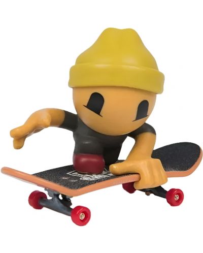 Set de joc Tech Deck SK8 Crew - Skateboard-uri pentru degete cu figurină, cu pălărie galbenă - 2