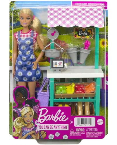 Set joc Barbie - Barbie cu o piață de fermieri - 5