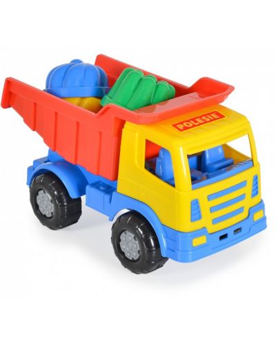 Set de jucării Polesie - Camion cu accesorii, 7 piese - 3