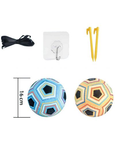 Set joc  Felyx Toys -Port de fotbal cu 2 mingi lipicioase - 3