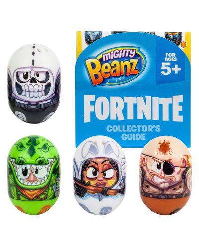 ムーキーベッツ4点セット Joc interactiv Moose Mighty Beanz - Fortnite beans, set de 4