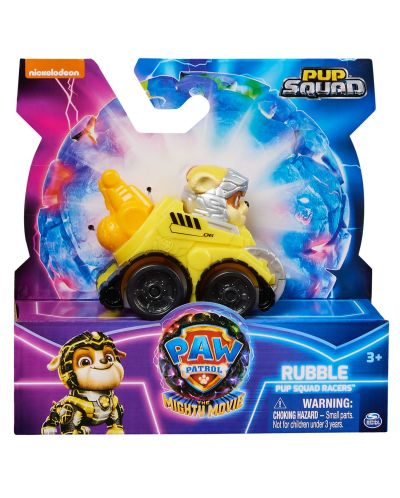 Jucărie Spin Master Paw Patrol: The Mighty Movie - Racer Rubble  - 1