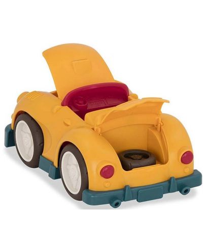 Jucarie Battat Wonder Wheels - Mini automobil sport, galben - 1