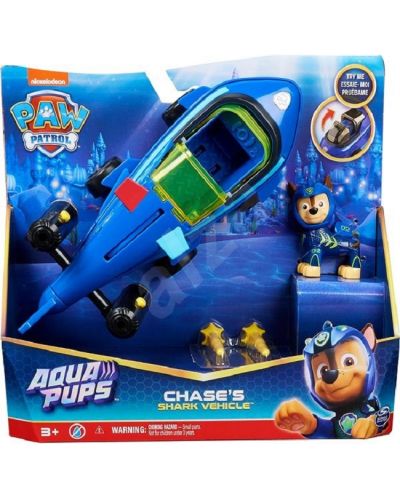 Set de joacă Spin Master Paw Patrol - Aqua Chase cu submarin - 1