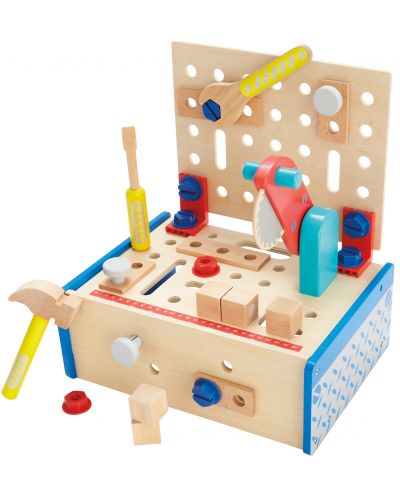 Set de jucării Acool - Bancul de lucru cu ferăstrău circular și unelte - 1