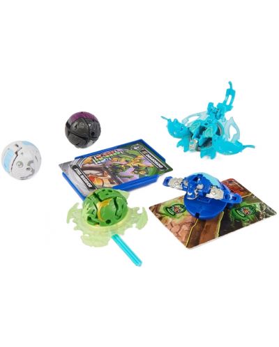 Set joc  Bakugan - Special Attack Ventri, Dragonoid, Titanium Bruiser, Titanium Trox, Smoke - 7