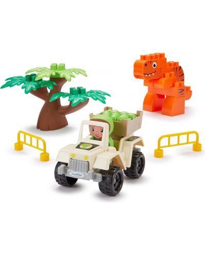 Set de jucării Ecoiffier Abrick - Dinosaur Park - 2