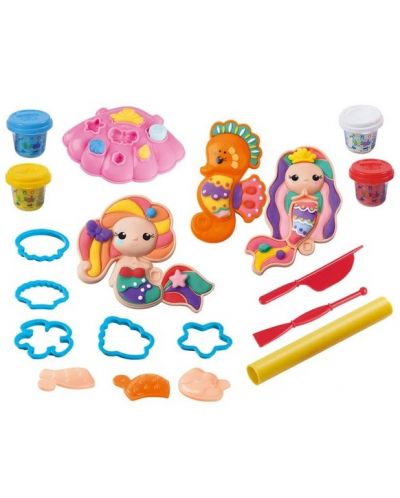 Set de joacă din plastilină PlayGo - Prințese, sirene și prieteni - 2