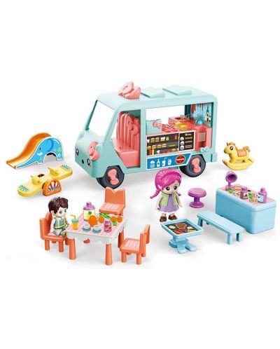 Set de jucării Ocie - Restaurant mobil cu cifre - 3