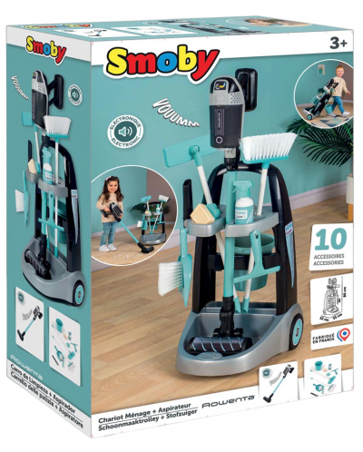 Smoby Toy Set - Rowenta Cleaning Cart - 9