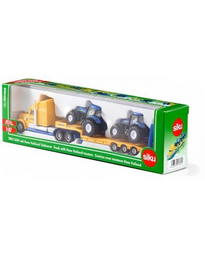 Set de jucării Siku - Camion cu tractoare New Holland, 1:87 - 4