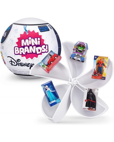 Set de jucării Zuru Mini Brands - Mingea cu 5 figurine Disney surpriză, asortiment - 1