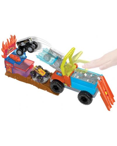 Set de jucării Hot Wheels Monster Trucks - Collision Arena - 1