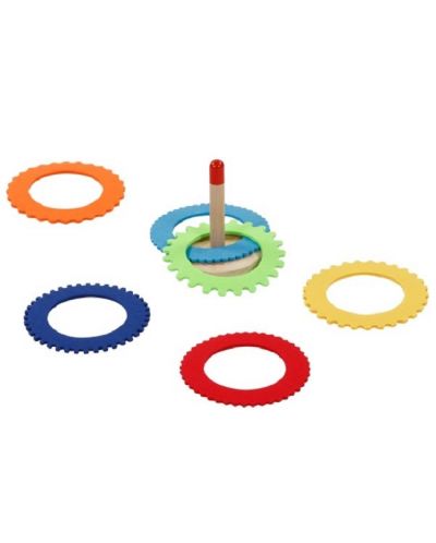 Goki - Set de jucării cu inele, 6 piese - 1