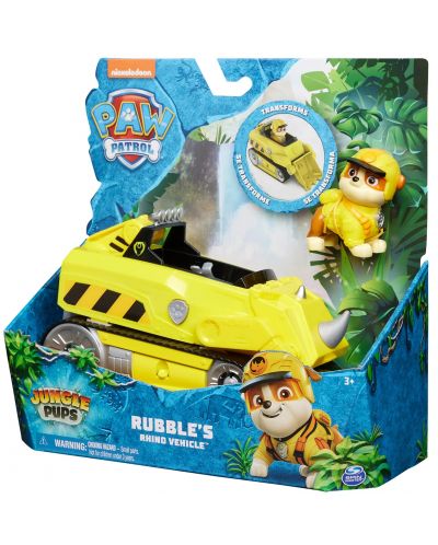 Set joc Spin Master Paw Patrol Jungle Pups - Robber cu un vehicul - 7