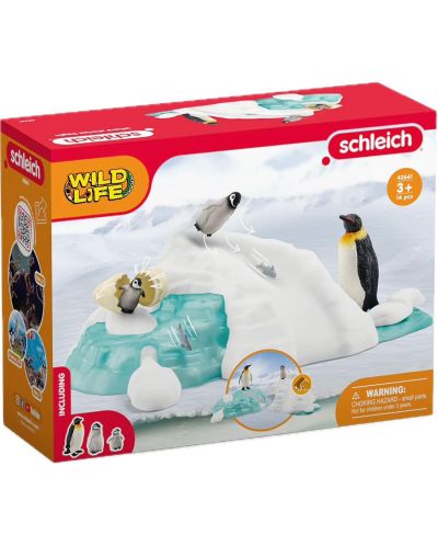 Set joc  Schleich Wild Life - O familie de pinguini - 1