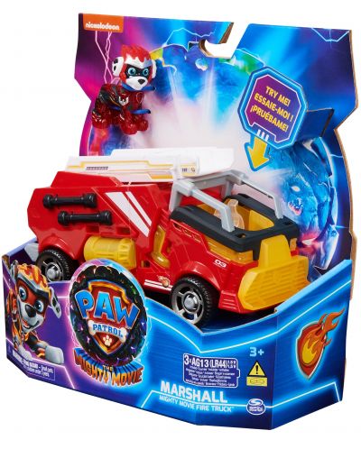 Spin Master Paw Patrol: The Mighty Movie - Marshall cu vehicul - 10