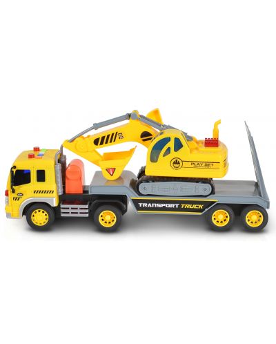 Set de joc Moni Toys - Camion cu excavator, 1:16 - 4