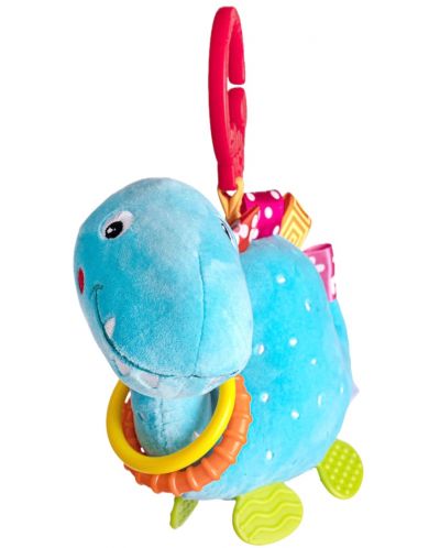 Jucărie pentru cărucior Bali Bazoo - Dinosaur albastru - 5