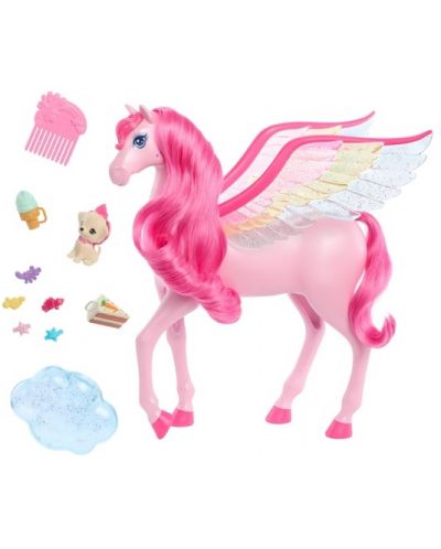 Set de joacă Barbie - Pegasus, cu accesorii - 3