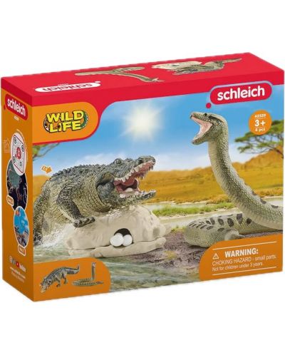 Set joc  Schleich Wild Life - Reptile de mlaștină periculoase - 1