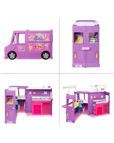 Set de joc Barbie Mattel - Camion culinar - 2
