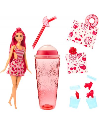 Set de joc Barbie Pop Reveal - Papusa cu surprize, Pepene verde - 2