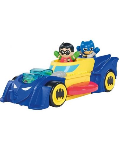 Set de jucării 3 în 1 Tomy Toomies - Batmobile, cu 2 figurine - 1