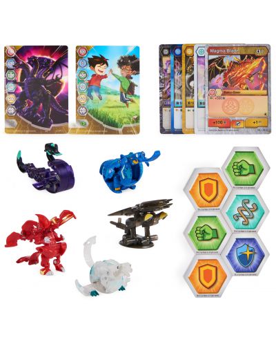 Set de joc Spin Master - Bakugan Legends, Maxodon, Montrapod, Trox