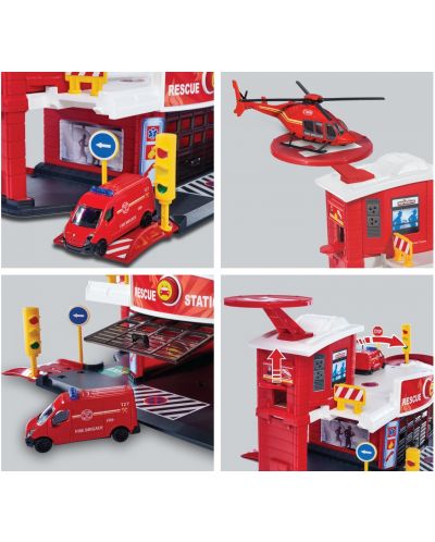 Set de jucării Majorette - Stație de salvare cu ambulanță - 2