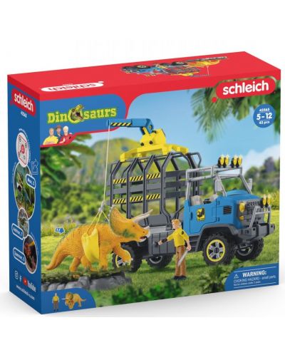 Set de jucării Schleich Dinosaurs - Camionul dinozaurilor - 2