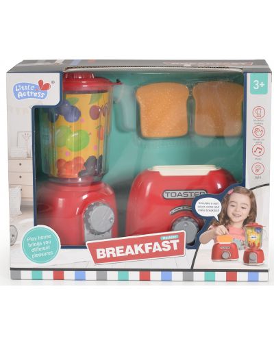 Set de joacă Little Actress - Set pentru micul dejun, storcător de fructe și prăjitor de pâine - 1