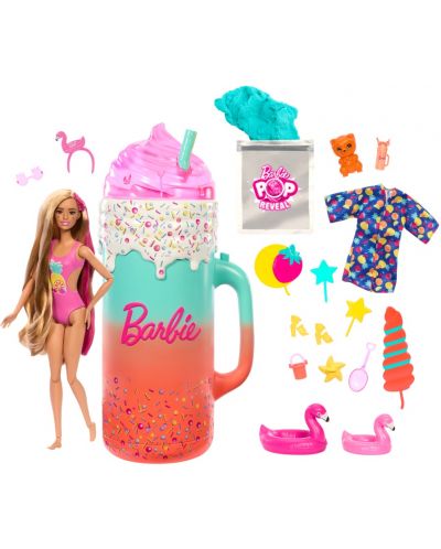 Set joc  Barbie Pop Reveal - Papusa parfumata cu 15 surprize - 1