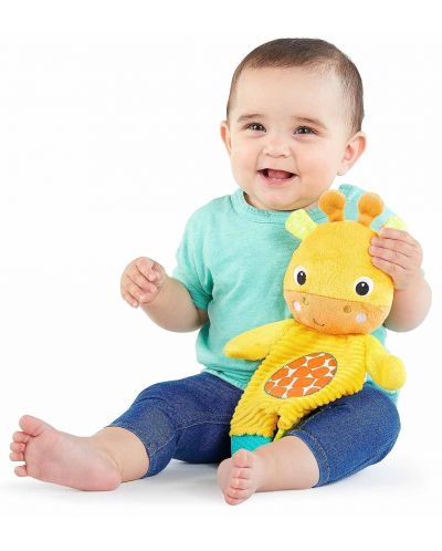 Jucărie de jucărie Bright Starts - Snuggle & Teethe - Girafă - 2