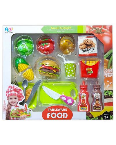 Set de joacă Raya Toys - Pentru fast-food, 17 părți - 1