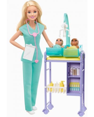 Set de joaca Mattel Barbie - Barbie pediatru - 2