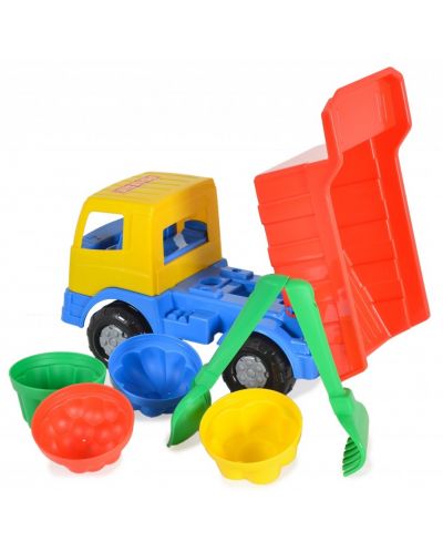 Set de jucării Polesie - Camion cu accesorii, 7 piese - 2