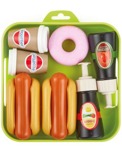 Set joc Ecoiffier - Meniu hotdog - 2