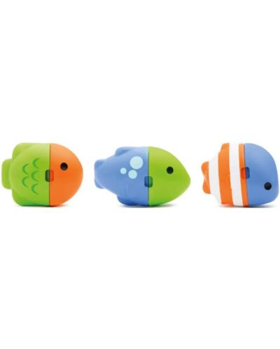 Jucării de baie Munchkin - Pește, schimbare de culoare, 3 buc - 3