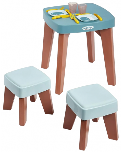 Set de joacă Ecoiffier - Masă cu scaune și tacâmuri - 1