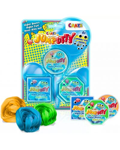 Set de jocuri Craze - Mix pentru mingi care sărită, 3 culori - 2