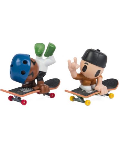 Set de joc Tech Deck SK8 Crew - Skateboard pentru degete cu figurine, albastru/negru - 2