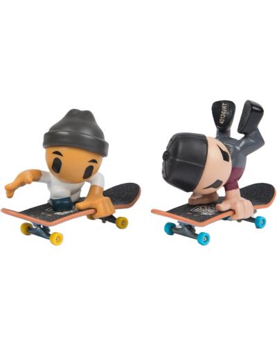 Set de joc Tech Deck SK8 Crew - Skateboard pentru degete cu figurinăe, cu pălării negre - 3