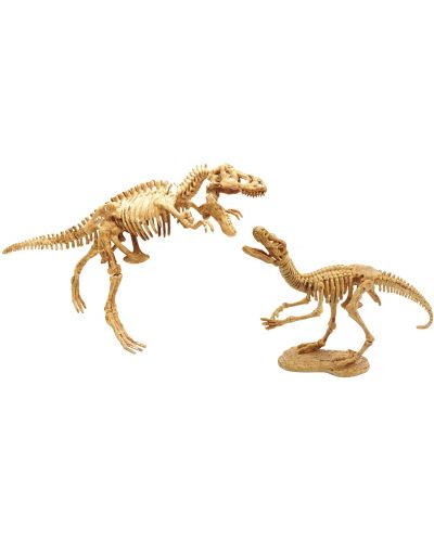 Set de joaca Buki Sciences - Tyrannosaurus Rex și Velociraptor - 3